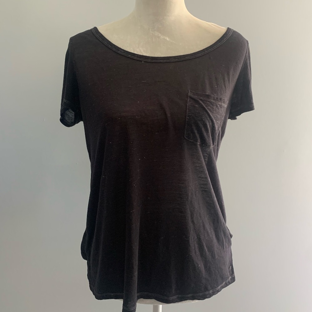 American Eagle yoga loose open back top